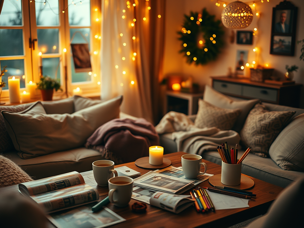 How to Host a Cozy New Year’s Vision Board Party