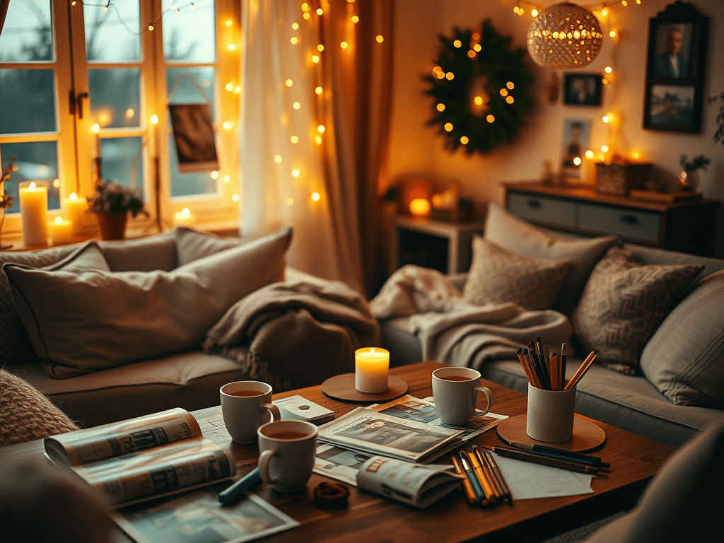 How to Host a Cozy New Year’s Vision Board&nbsp;Party