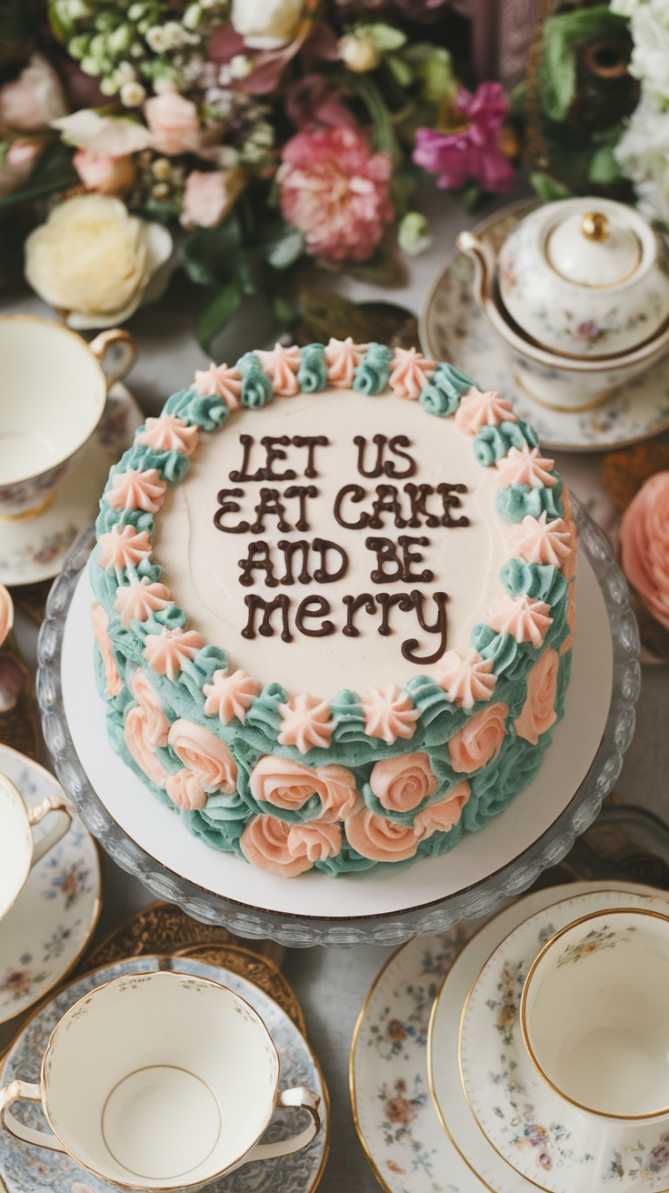 Charming Phrases to Top Your Vintage Cake
