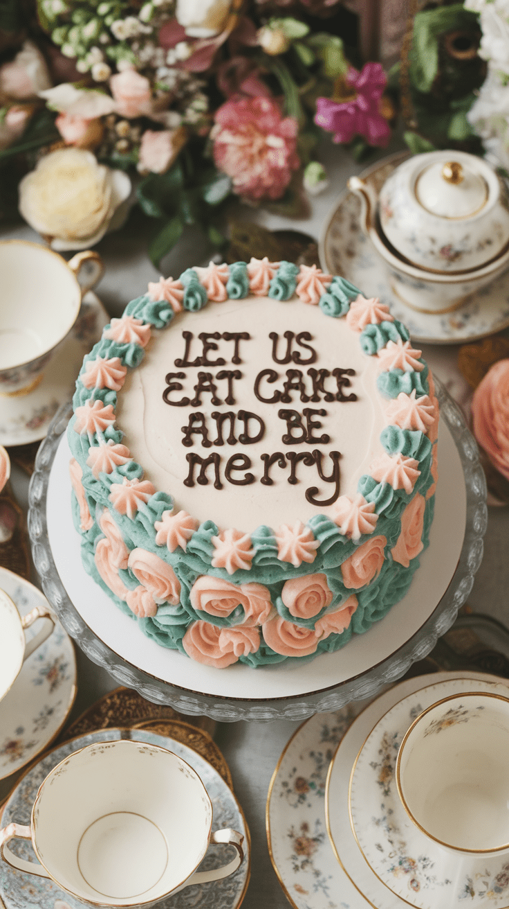 Charming Phrases to Top Your Vintage&nbsp;Cake